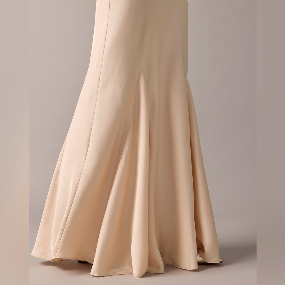 J.Crew Collection drapey slip skirt in featherweight satin - Picture 4 of 8